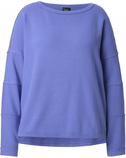 Ulla Popken Inverted Seam Long Sleeve Sweatshirt Lavender - Суичъри & cуичъри с качулка - 