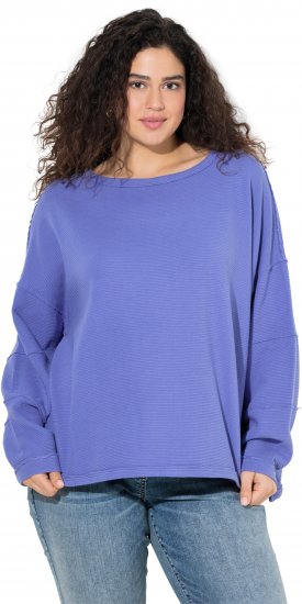 Ulla Popken Inverted Seam Long Sleeve Sweatshirt Lavender - Суичъри & cуичъри с качулка - 