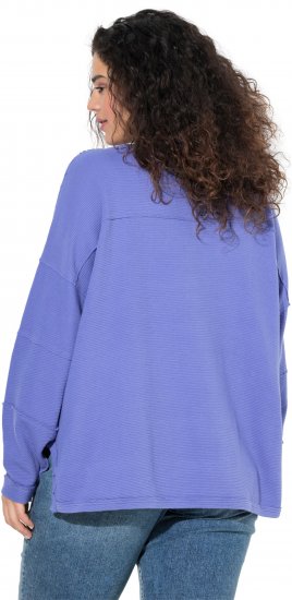 Ulla Popken Inverted Seam Long Sleeve Sweatshirt Lavender - Суичъри & cуичъри с качулка - 