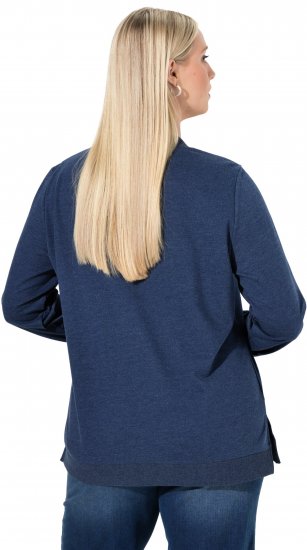Ulla Popken Let It Snow Sequins Sweatshirt Ink Blue - Суичъри & cуичъри с качулка - 