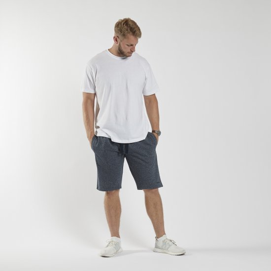 North Latitude Sweatshorts Blue Melange TALL - Спортни панталони & Kъси панталони - мъжки спортни панталони големи размери