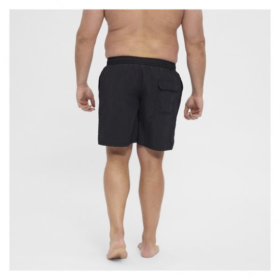 North Latitude Swimshorts Black - Бельо & Бански шорти - Мъжко бельо големи размери