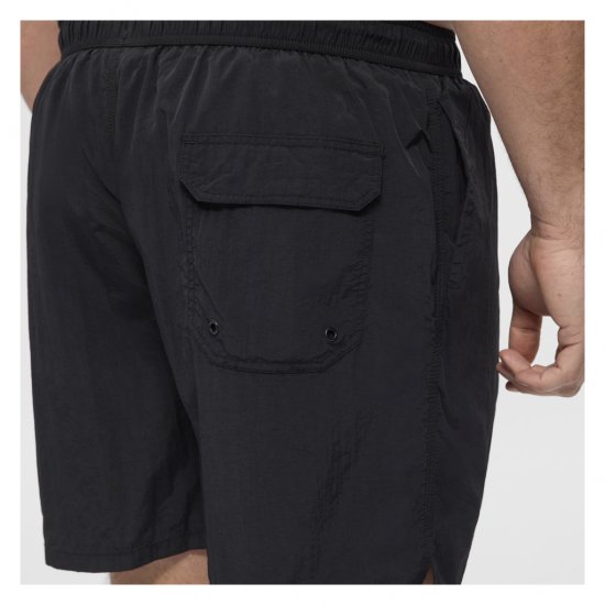 North Latitude Swimshorts Black - Бельо & Бански шорти - Мъжко бельо големи размери