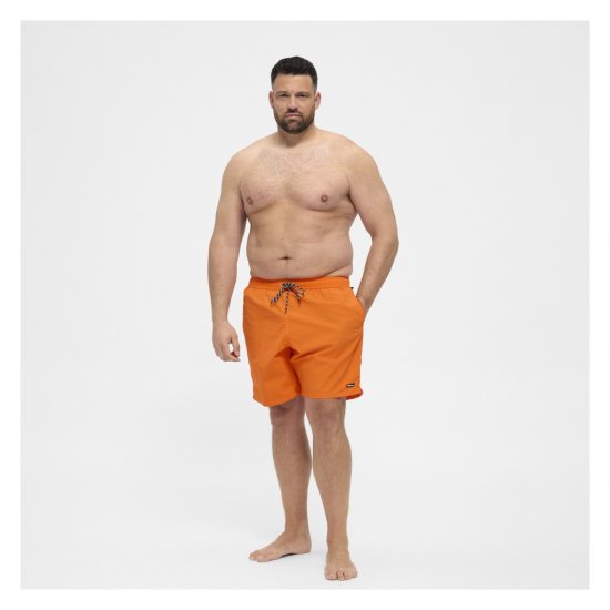 North Latitude Swimshorts Orange - Бельо & Бански шорти - Мъжко бельо големи размери