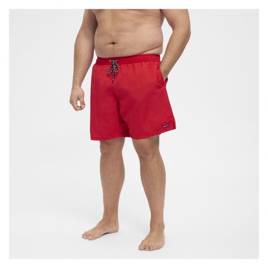 North Latitude Swimshorts Red - Бельо & Бански шорти - Мъжко бельо големи размери