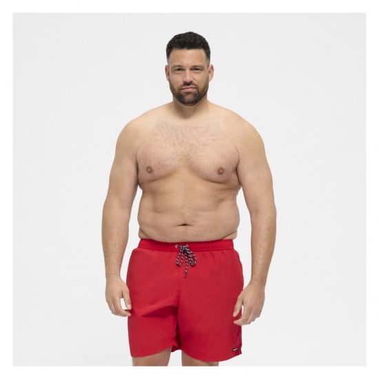 North Latitude Swimshorts Red - Бельо & Бански шорти - Мъжко бельо големи размери