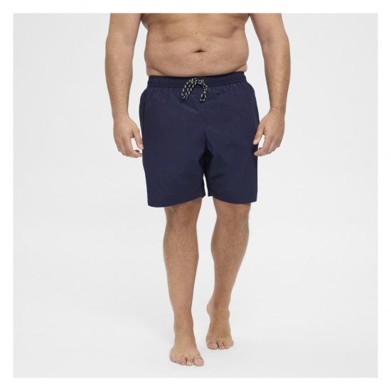 North Latitude Swimshorts Navy Blue - Бельо & Бански шорти - Мъжко бельо големи размери
