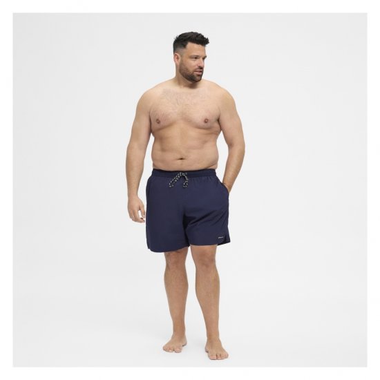 North Latitude Swimshorts Navy Blue - Бельо & Бански шорти - Мъжко бельо големи размери