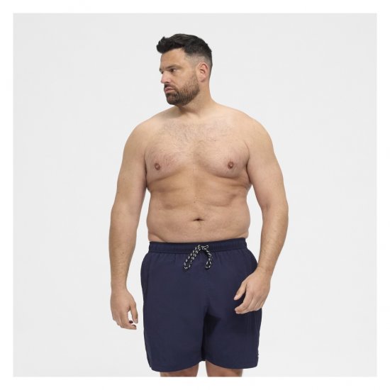 North Latitude Swimshorts Navy Blue - Бельо & Бански шорти - Мъжко бельо големи размери