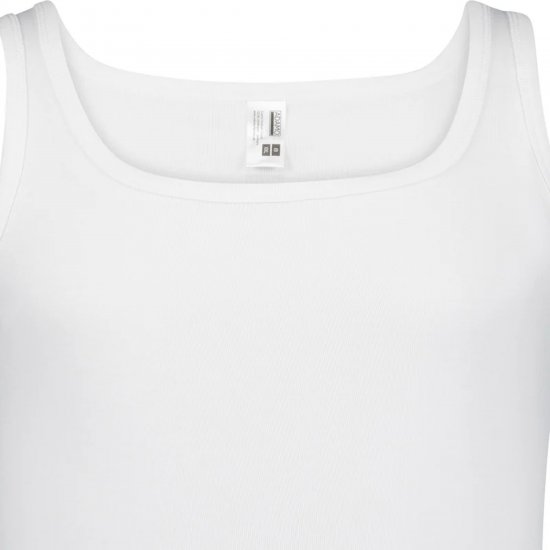  Adamo Royal Fine Ribbed Undershirt 2-Pack White - Бельо & Бански шорти - Мъжко бельо големи размери