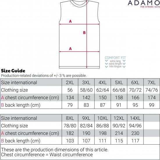Adamo Motiv Florida Tank Top Black - Тениски без ръкави - Тениски без ръкави големи размери