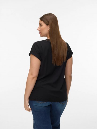 Vero Moda Bella Lace Top Black - Топове - 