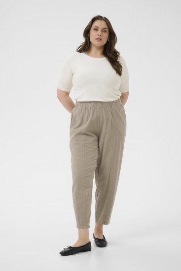 Kaffe Curve Nana Barrel Pants Brindle - Панталони от плат - 