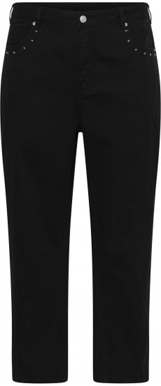 Kaffe Curve Brenn Barrel Twill Jeans Washed Black - Дънки - 