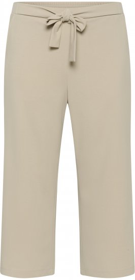 Kaffe Curve Pheolo Cropped Pants Feather Grey - Панталони от плат - 