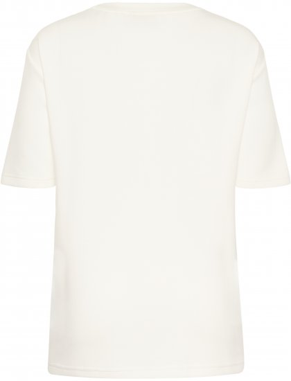 Kaffe Curve Rosa T-Shirt Chalk - Тениски - 