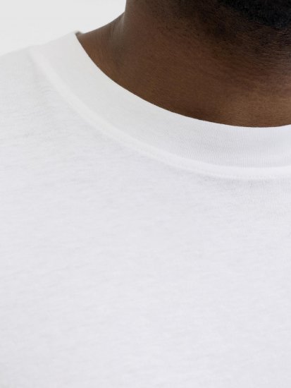 Jack & Jones Brandon T-Shirt White - Тениски - мъжки тениски големи размери