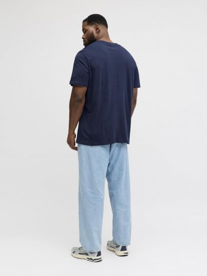 Jack & Jones Brandon T-Shirt Blue - Тениски - мъжки тениски големи размери