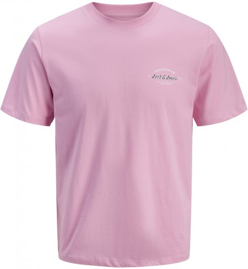 Jack & Jones Brandon T-Shirt Pink - Тениски - мъжки тениски големи размери