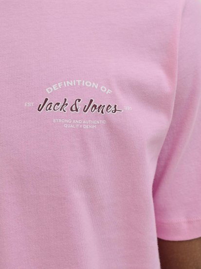 Jack & Jones Brandon T-Shirt Pink - Тениски - мъжки тениски големи размери