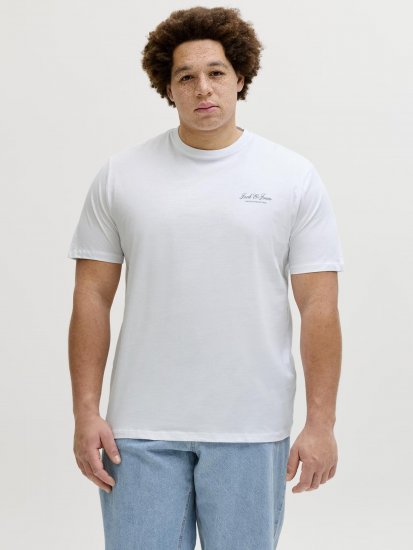Jack & Jones Archive Тениска Бяла - Тениски - мъжки тениски големи размери