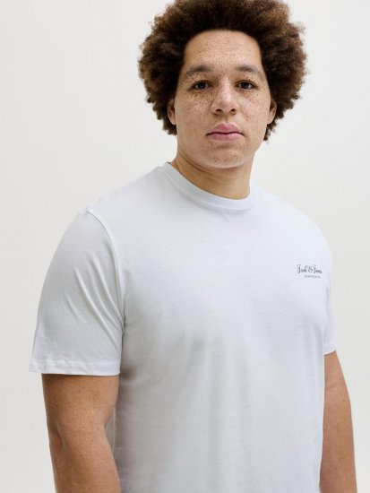 Jack & Jones Archive Тениска Бяла - Тениски - мъжки тениски големи размери