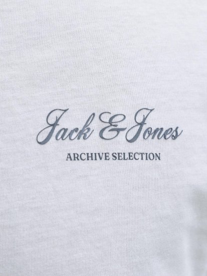 Jack & Jones Archive Тениска Бяла - Тениски - мъжки тениски големи размери
