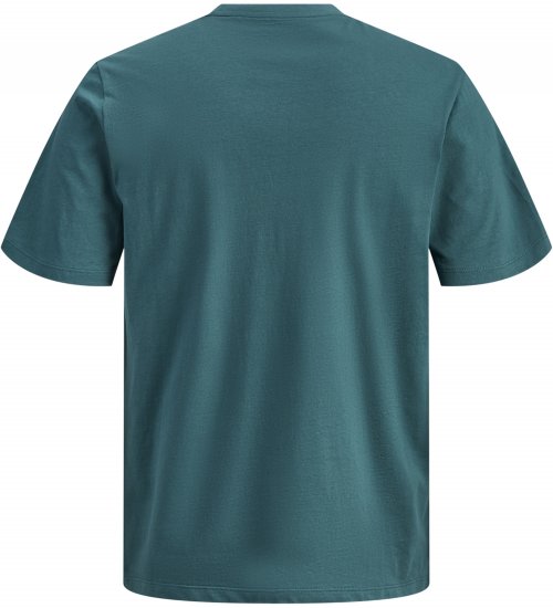 Jack & Jones Grayson Тениска Тюркоаз - Тениски - мъжки тениски големи размери