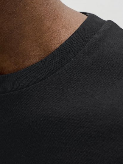 Jack & Jones Grayson Тениска Черен - Тениски - мъжки тениски големи размери