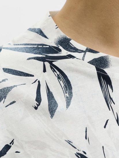 Jack & Jones Honolulu T-Shirt White - Тениски - мъжки тениски големи размери