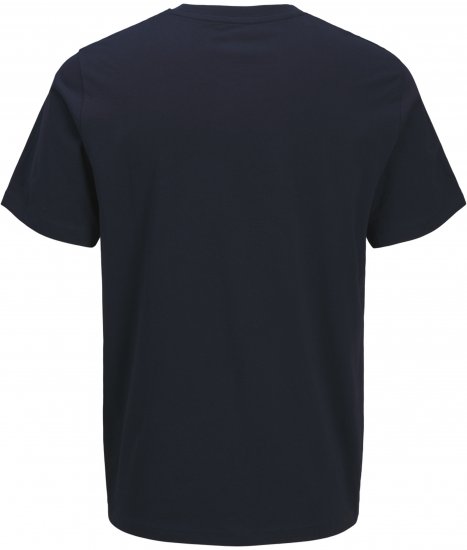 Jack & Jones King Crew Neck T-Shirt Navy - Тениски с щампа - Тениски с щампа големи размери