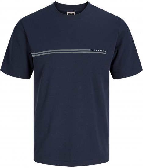 Jack & Jones Cofusion T-Shirt Navy - Тениски - мъжки тениски големи размери
