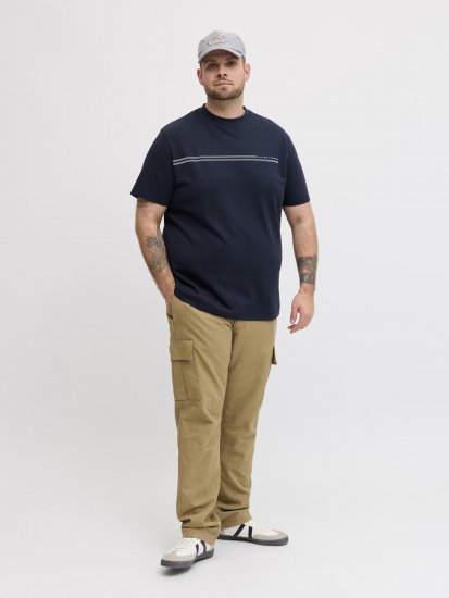 Jack & Jones Cofusion T-Shirt Navy - Тениски - мъжки тениски големи размери