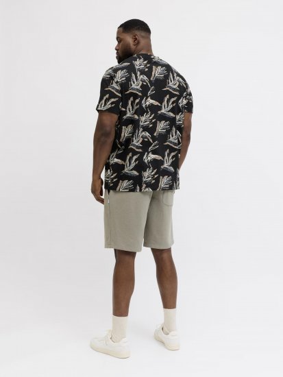 Jack & Jones Montauk T-Shirt Black - Тениски - мъжки тениски големи размери