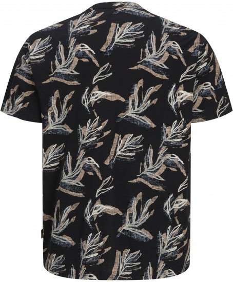 Jack & Jones Montauk T-Shirt Black - Тениски - мъжки тениски големи размери