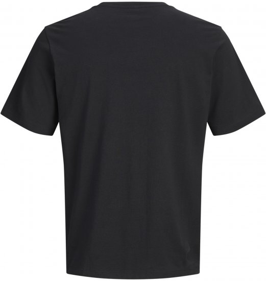 Jack & Jones Nantucket Branding Тениска Черна - Тениски - мъжки тениски големи размери