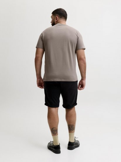Jack & Jones Oscar T-Shirt Grey - Тениски с щампа - Тениски с щампа големи размери