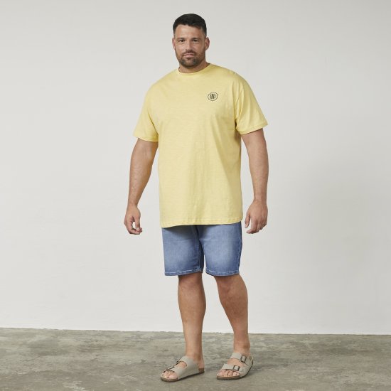 North Latitude 61316 Тениска С Принт Царевичен - Тениски - мъжки тениски големи размери