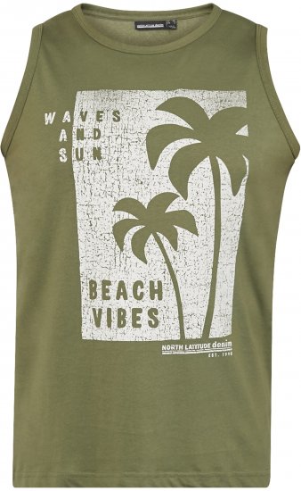 North Latitude 61321 Потник Маслинено Зелено - Тениски - мъжки тениски големи размери