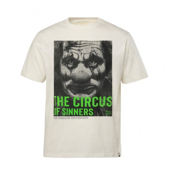 STHUGE T-Shirt Circus Of Sinners White - Тениски - мъжки тениски големи размери