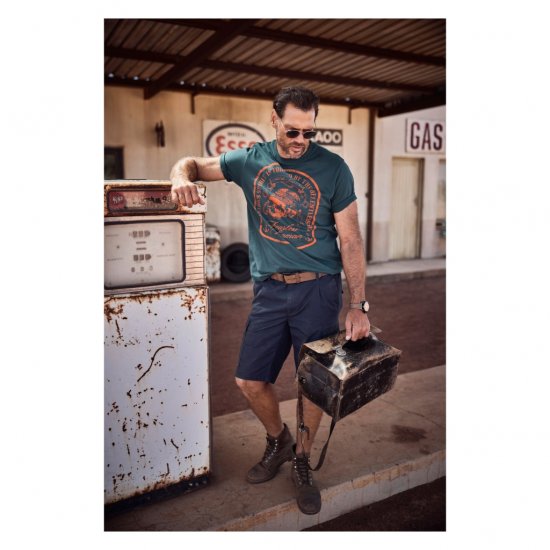 JP1880 T-Shirt Fearless Seaman Blue - Тениски - мъжки тениски големи размери