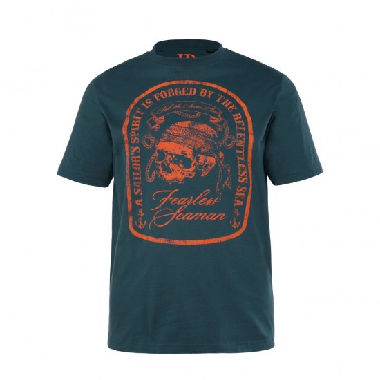 JP1880 T-Shirt Fearless Seaman Blue - Тениски - мъжки тениски големи размери