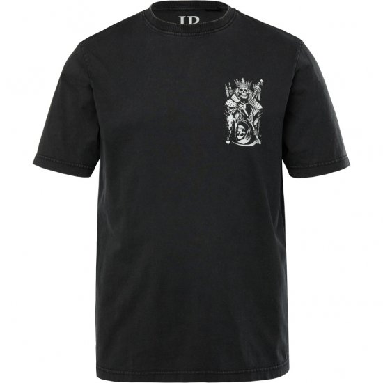 JP1880 T-Shirt Vintage Skeleton Black - Тениски - мъжки тениски големи размери