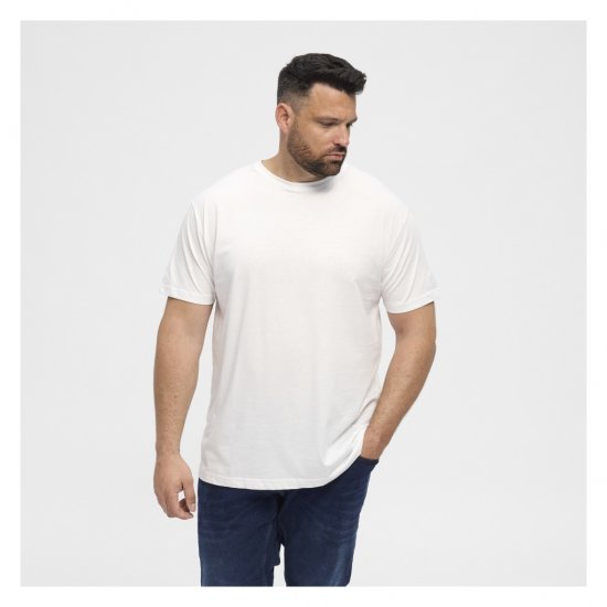North Latitude T-Shirt O-Neck White - Тениски - мъжки тениски големи размери