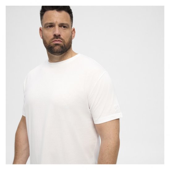 North Latitude T-Shirt O-Neck White - Тениски - мъжки тениски големи размери
