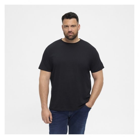 North Latitude T-Shirt O-Neck Black - Тениски - мъжки тениски големи размери