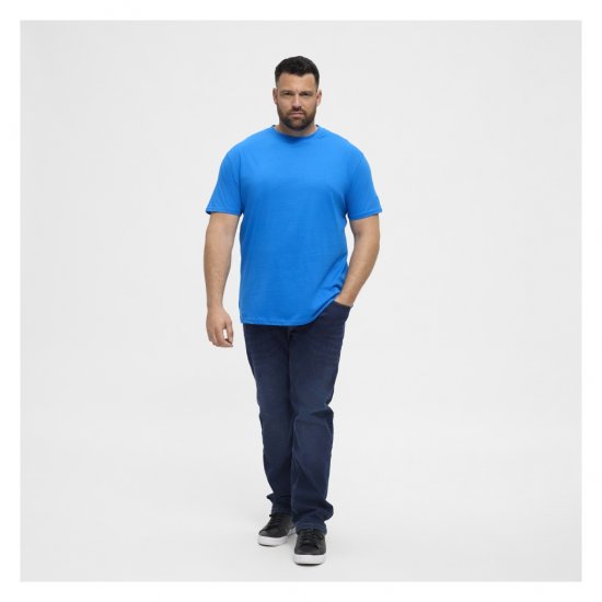 North Latitude T-Shirt O-Neck Cobolt Blue - Тениски - мъжки тениски големи размери