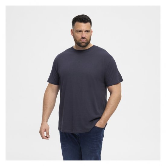 North Latitude T-Shirt O-Neck Navy Blue - Тениски - мъжки тениски големи размери