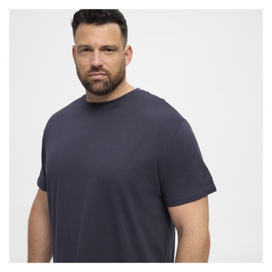 North Latitude T-Shirt O-Neck Navy Blue - Тениски - мъжки тениски големи размери
