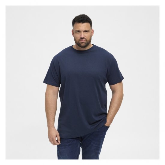North Latitude Denim 2-Pack T-Shirt Navy Blue - Тениски - мъжки тениски големи размери